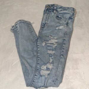 Women’s American Eagle Next Level Stretch Super Hi-Rise Jeggings, size 4
